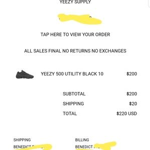 Yeezy 500 utility black size 10